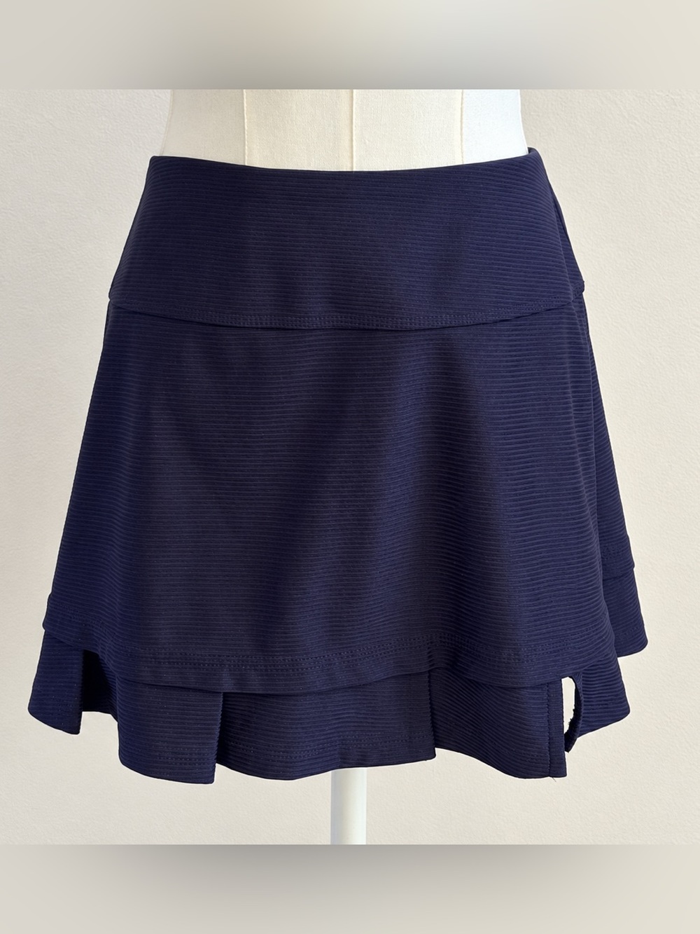 Bolle Tennis Skort Womens L Navy Golf Pickleball Athletic Skirt Built In Shorts